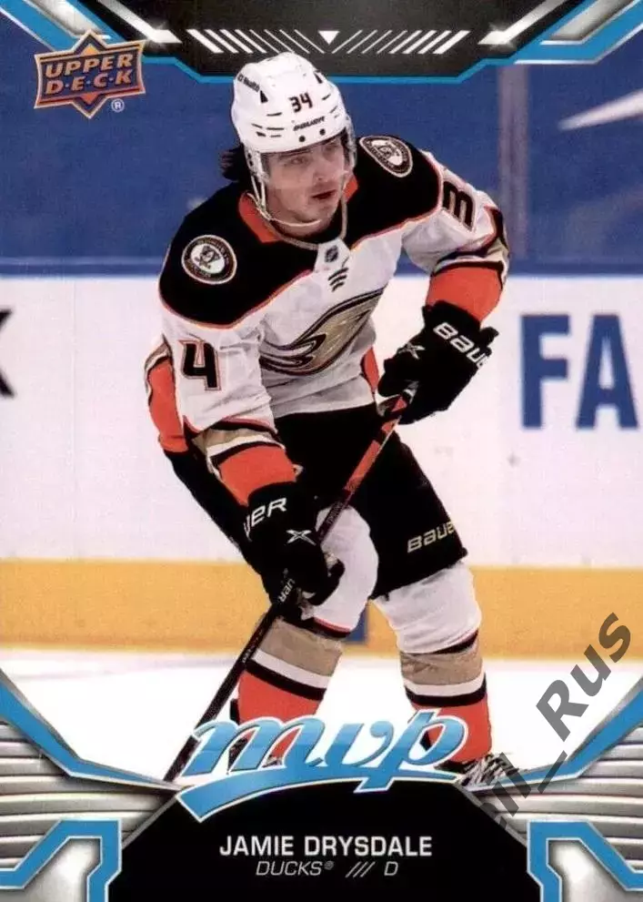 Карточка Jamie Drysdale / Джейми Драйсдейл (Anaheim Ducks/Анахайм Дакс) НХЛ/NHL
