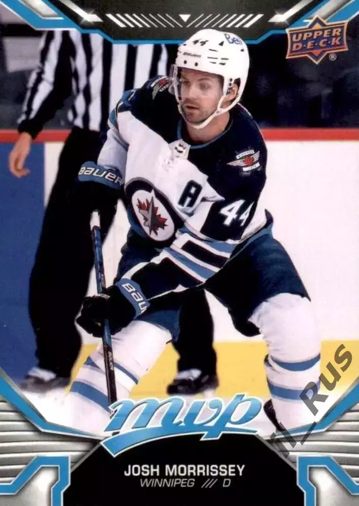 Карточка Josh Morrissey/Джош Моррисси (Winnipeg Jets/Виннипег Джетс) НХЛ / NHL