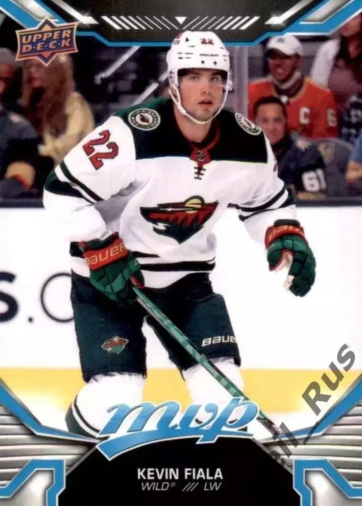 Хоккей. Карточка Kevin Fiala/Кевин Фиала Minnesota Wild/Миннесота Уайлд, NHL/НХЛ