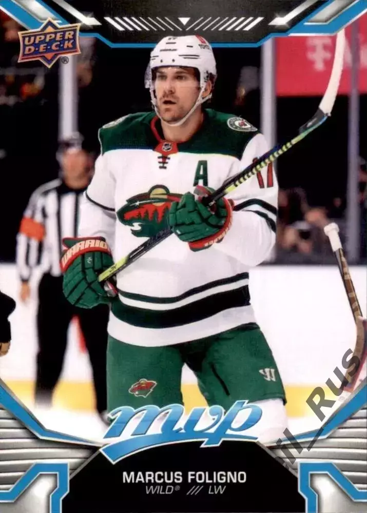 Карточка Marcus Foligno/Маркус Фолиньо (Minnesota Wild/Миннесота Уайлд) NHL/НХЛ