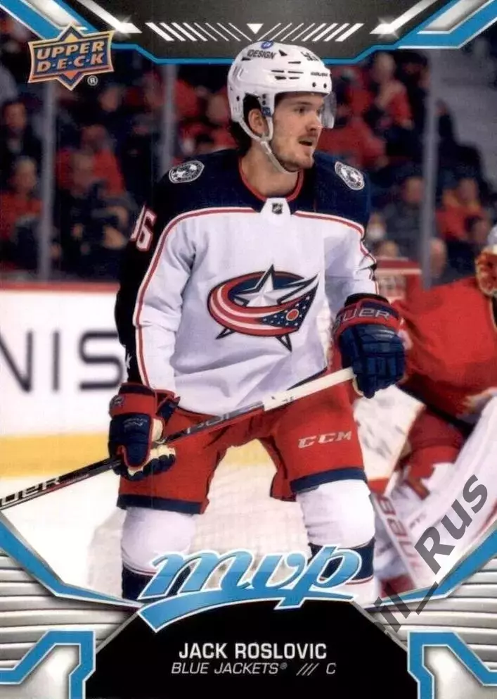 Карточка Jack Roslovic/Джек Рословик (Columbus Blue Jackets/Коламбус) НХЛ - NHL