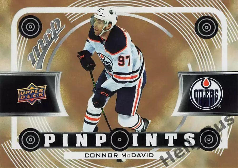 Карточка Connor McDavid/Коннор Макдэвид Edmonton Oilers Эдмонтон Ойлерз НХЛ/NHL