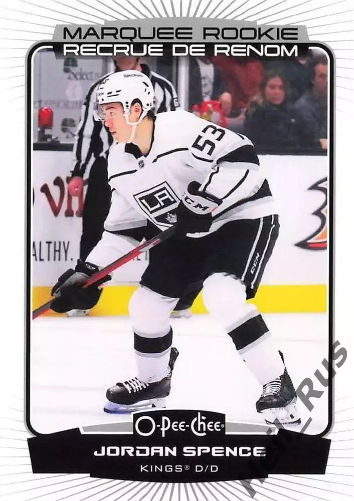 Карточка J. Spence/Джордан Спенс (Los Angeles Kings/Лос-Анджелес Кингз) НХЛ/NHL