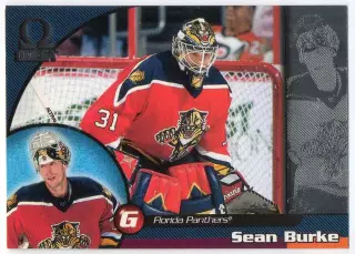 Хоккей. Карточка Sean Burke/Шон Бурк (Florida Panthers/Флорида Пантерз) НХЛ/NHL
