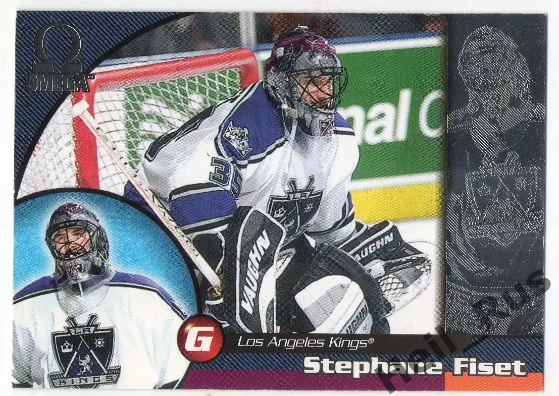 Карточка Stephane Fiset/Стефан Фисе Los Angeles Kings/Лос-Анджелес Кингз NHL/НХЛ