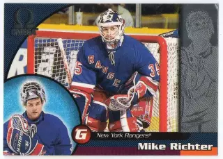 Карточка Mike Richter/Майк Рихтер (New York Rangers/Нью-Йорк Рейнджерс) NHL, НХЛ
