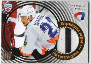Хоккей. Карточка Том Ванделль Северсталь Череповец КХЛ/KHL сезон 2012/13 SeReal