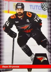 Хоккей. Карточка Иван Игумнов (Авангард Омск) КХЛ/KHL сезон 2025/26 SeReal