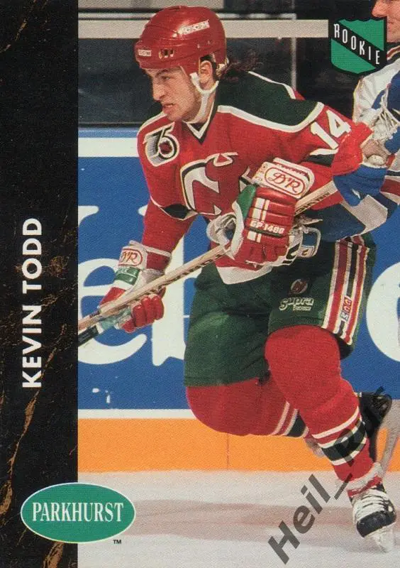 Карточка Kevin Todd/Кевин Тодд (New Jersey Devils/Нью-Джерси Девилз) НХЛ/NHL