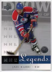 Хоккей. Карточка Яри Курри Edmonton Oilers/Эдмонтон Ойлерз, Йокерит НХЛ/NHL, КХЛ