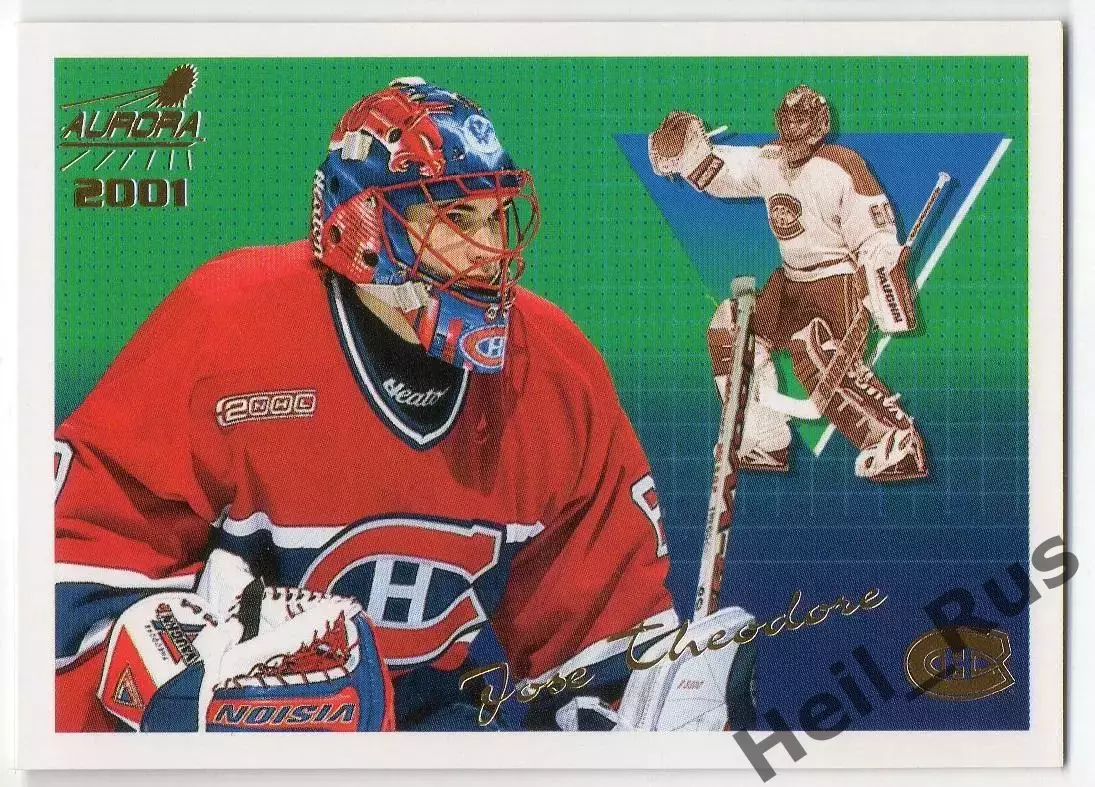 Карточка Jose Theodore/Жозе Теодор Montreal Canadiens/Монреаль Канадиенс НХЛ/NHL