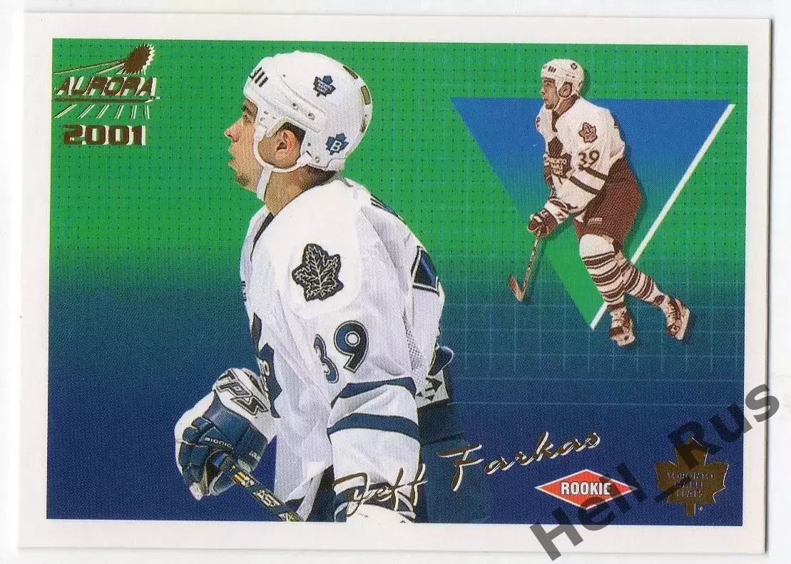 Карточка Jeff Farkas/Джефф Фаркас Toronto Maple Leafs/Торонто Мейпл Лифс NHL/НХЛ