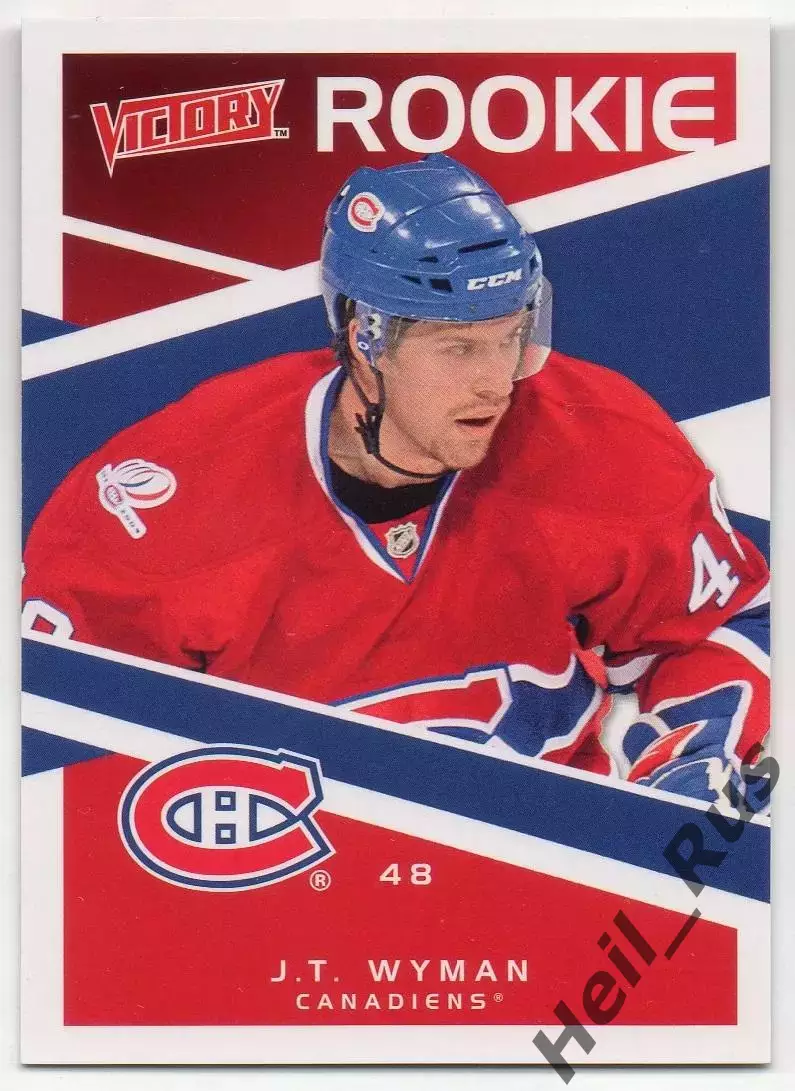 Карточка J.T. Wyman/Джей Ти Уайман Montreal Canadiens/Монреаль Канадиенс НХЛ/NHL