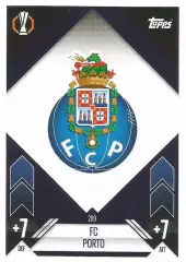 Футбол. Карточка Логотип/Эмблема FC Porto/Порту Лига Европы 2024-25 TOPPS