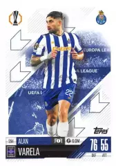 Карточка Alan Varela/Алан Варела (Порту, Бока Хуниорс) Лига Европы 2024-25 TOPPS