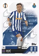 Футбол. Карточка Pepe/Пепе (FC Porto/Порту, Гремио) Лига Европы 2024-25 TOPPS