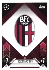 Футбол. Карточка Логотип/Эмблема Bologna FC/Болонья Лига Чемпионов 2024-25 TOPPS