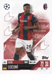Футбол. Карточка Jhon Lucumi/Джон Лукуми (Болонья) Лига Чемпионов 2024-25 TOPPS