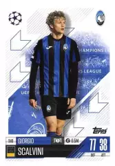 Футбол Карточка Scalvini/Джорджо Скальвини Аталанта Лига Чемпионов 2024-25 TOPPS