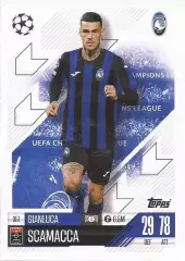 Футбол Карточка Джанлука Скамакка Аталанта/Сассуоло Лига Чемпионов 2024-25 TOPPS