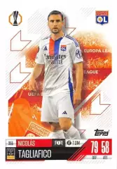 Футбол. Карточка Николас Тальяфико (Олимпик Лион/Аякс) Лига Европы 2024-25 TOPPS