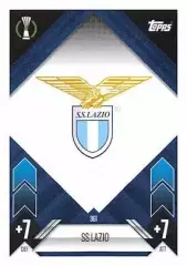 Футбол. Карточка Логотип/Эмблема SS Lazio/Лацио Лига Конференций 2024-25 TOPPS
