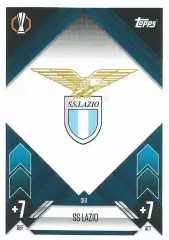 Футбол. Карточка Логотип/Эмблема SS Lazio/Лацио Лига Европы 2024-25 TOPPS