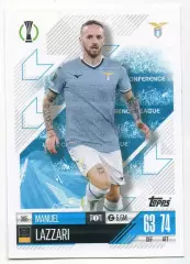 Футбол. Карточка Мануэль Ладзари (Лацио, СПАЛ) Лига Конференций 2024-25 TOPPS