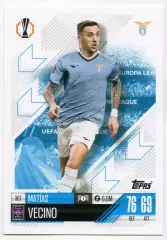 Футбол. Карточка Матиас Весино Лацио/Интер/Фиорентина Лига Европы 2024-25 TOPPS