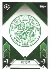 Футбол. Карточка Логотип/Эмблема Celtic FC/Селтик Лига Чемпионов 2024-25 TOPPS