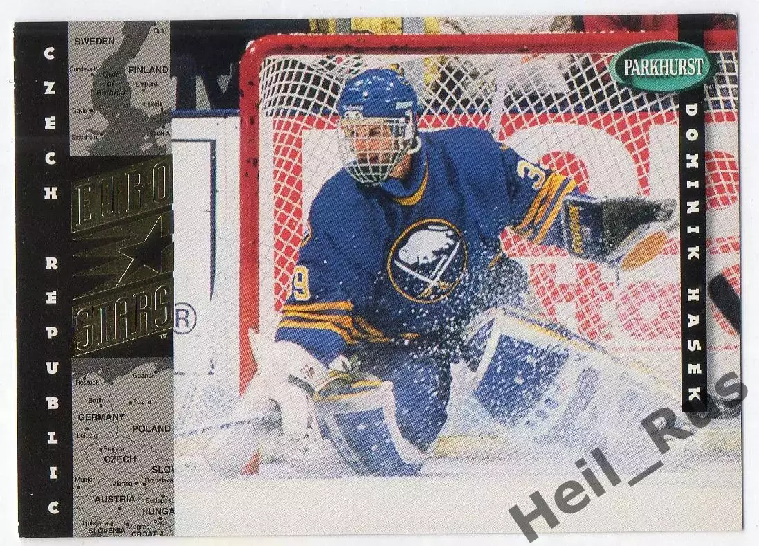 Карточка Доминик Гашек Buffalo Sabres/Баффало Сейбрз, Спартак Москва НХЛ/NHL/КХЛ