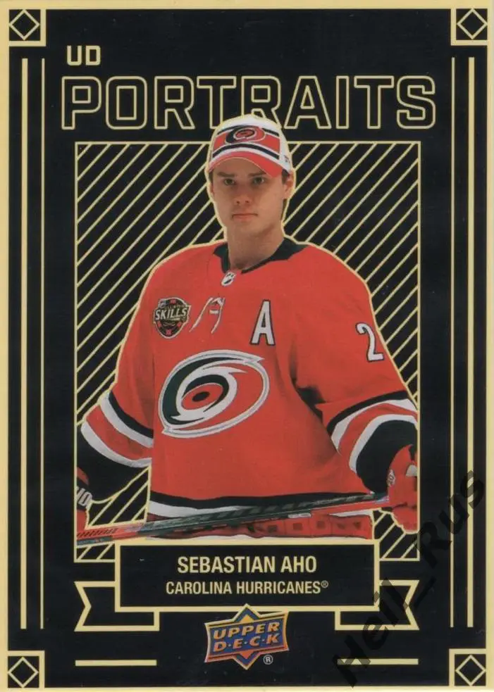 Хоккей Карточка Sebastian Aho/Себастьян Ахо Carolina Hurricanes Каролина НХЛ/NHL