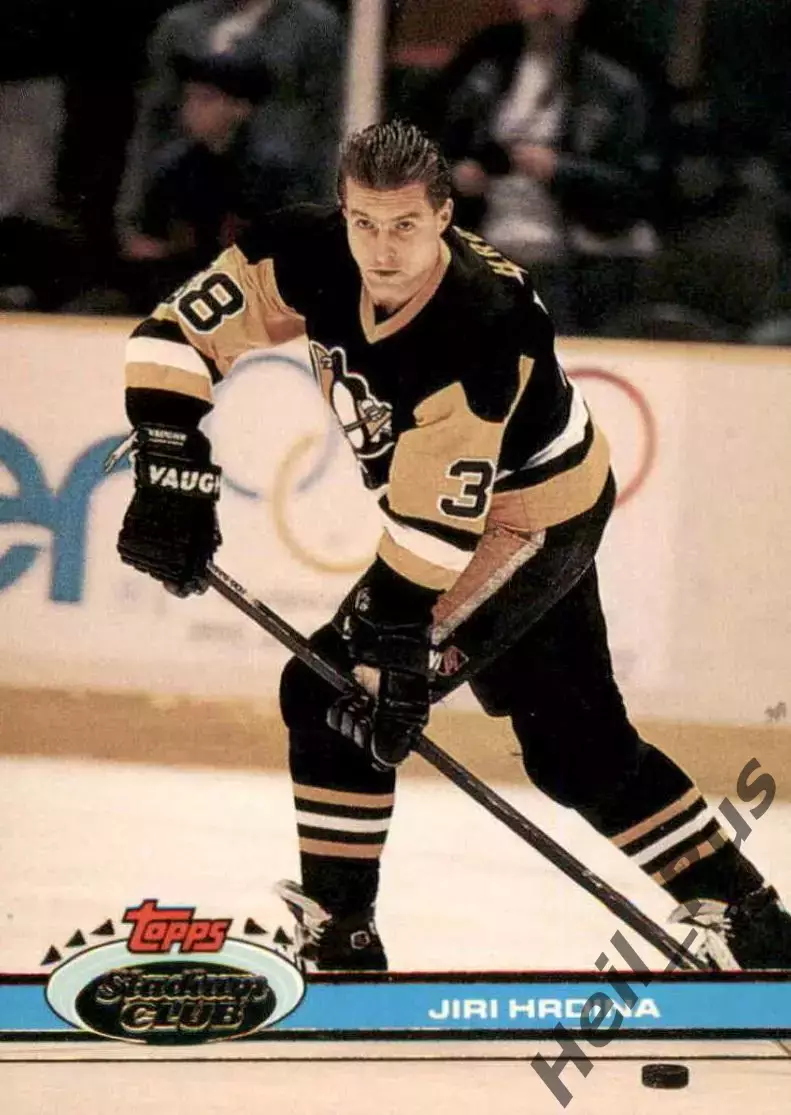 Карточка Jiri Hrdina/Иржи Грдина Pittsburgh Penguins/Питтсбург Пингвинз НХЛ/NHL