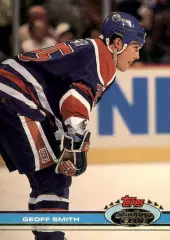 Хоккей Карточка Geoff Smith/Джефф Смит Edmonton Oilers/Эдмонтон Ойлерз НХЛ/NHL