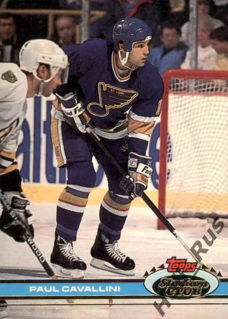 Карточка Paul Cavallini/Пол Каваллини (St. Louis Blues/Сент-Луис Блюз) НХЛ/NHL