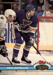 Карточка Paul Cavallini/Пол Каваллини (St. Louis Blues/Сент-Луис Блюз) НХЛ/NHL