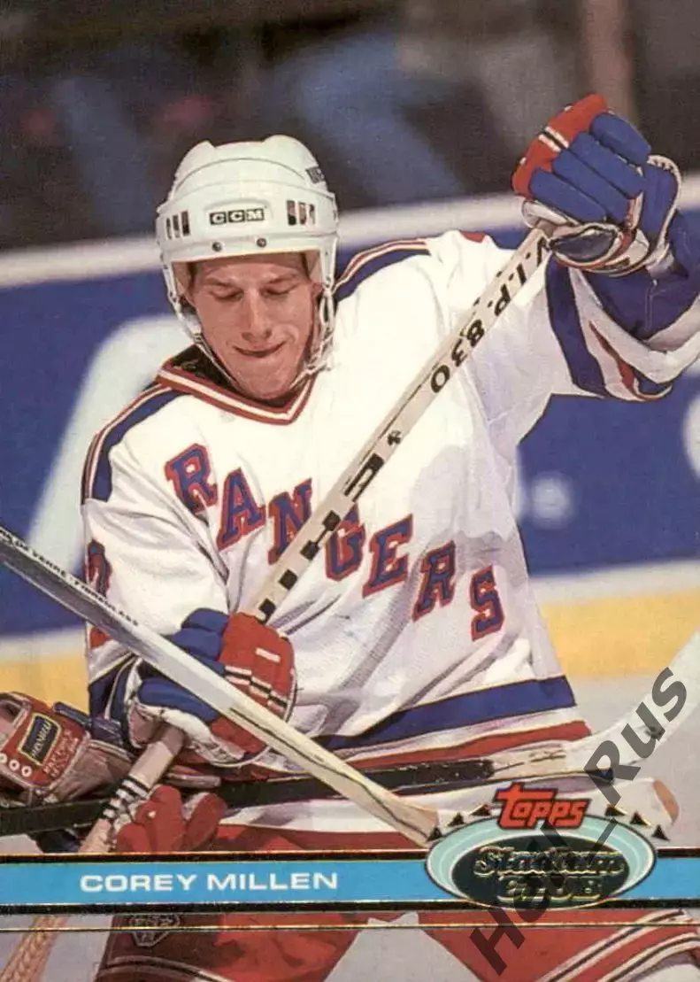 Карточка Corey Millen/Кори Миллен (New York Rangers/Нью-Йорк Рейнджерс) НХЛ/NHL