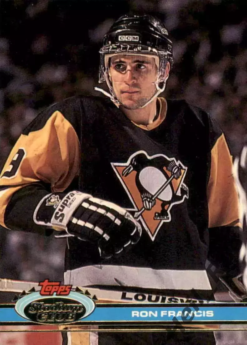 Карточка Ron Francis/Рон Фрэнсис Pittsburgh Penguins/Питтсбург Пингвинз НХЛ/NHL