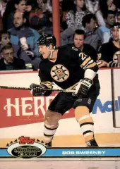 Хоккей. Карточка Bob Sweeney / Боб Суини (Boston Bruins/Бостон Брюинз) НХЛ/NHL