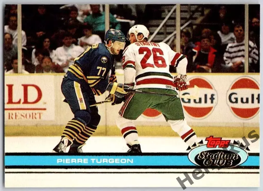 Карточка Pierre Turgeon/Пьер Тарджон (Buffalo Sabres/Баффало Сейбрз) НХЛ/NHL