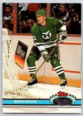 Хоккей Карточка Brad Shaw/Брэд Шоу (Hartford Whalers / Хартфорд Уэйлерс) НХЛ/NHL