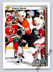 Хоккей. Карточка Yanick Dupre/Яник Дюпре Philadelphia Flyers/Филадельфия НХЛ/NHL