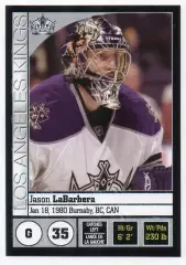 Хоккей. Наклейка Jason LaBarbera/Джейсон Лабарбера (Лос-Анджелес Кингз) НХЛ/NHL