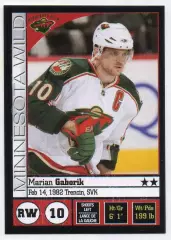 Хоккей. Наклейка Marian Gaborik/Мариан Габорик Minnesota Wild/Миннесота НХЛ/NHL