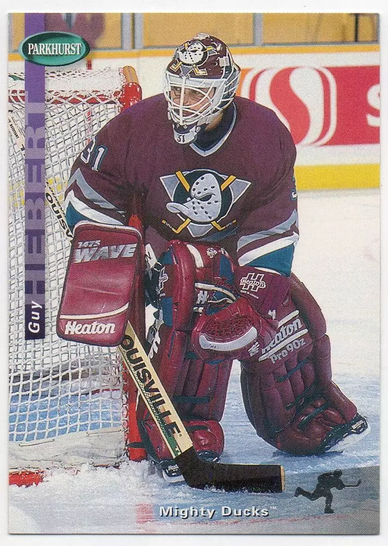 Карточка Guy Hebert/Ги Эбер (Anaheim Mighty Ducks/Анахайм Майти Дакс) НХЛ/NHL
