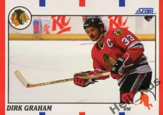 Хоккей Карточка Dirk Graham/Дирк Грэм Chicago Blackhawks/Чикаго Блэкхокс НХЛ/NHL