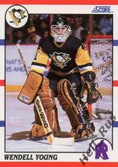 Хоккей. Карточка Wendell Young/Уэнделл Янг Pittsburgh Penguins/Питтсбург НХЛ/NHL