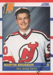 Карточка Martin Brodeur/Мартин Бродер (New Jersey Devils / Нью-Джерси) НХЛ / NHL