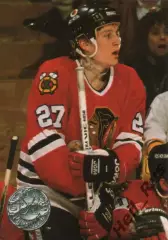 Хоккей; Карточка Jeremy Roenick/Джереми Реник Chicago Blackhawks/Чикаго НХЛ/NHL