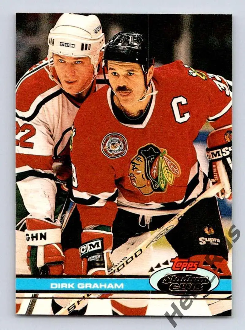 Хоккей Карточка Dirk Graham/Дирк Грэм Chicago Blackhawks/Чикаго Блэкхокс NHL-НХЛ